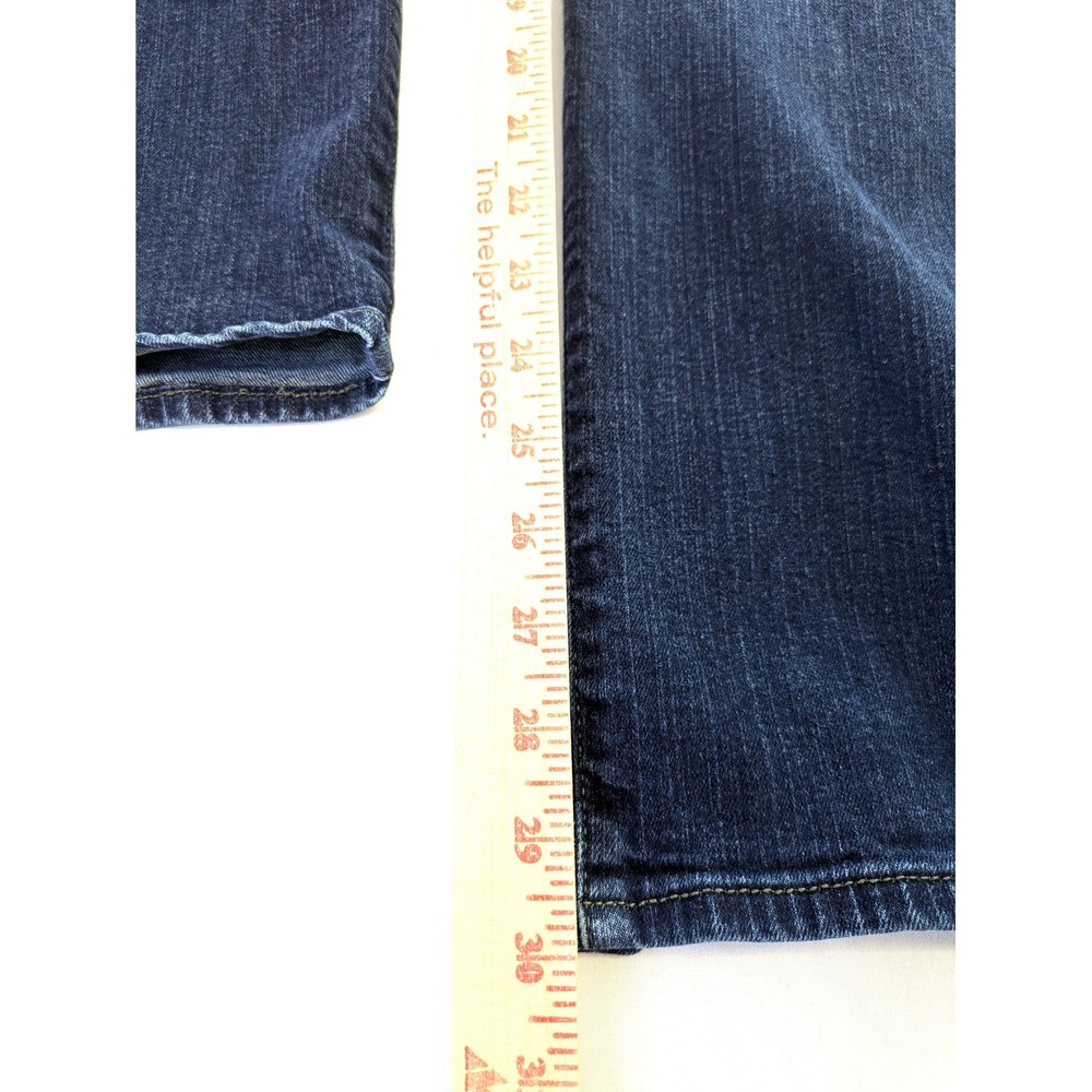 Lee Extreme Motion Straight Taper Jeans Mens 38x30 Dark Wash Blue Denim - Picture 6 of 6